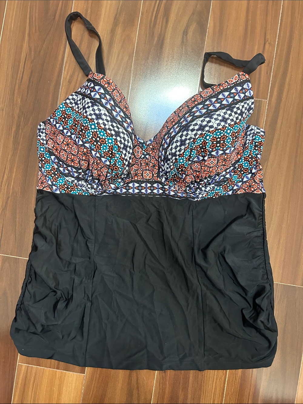 38DDD Cacique Swim tankini top